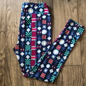 🌸 LuLaRoe Tall & Curvy Print Leggings, 12-24